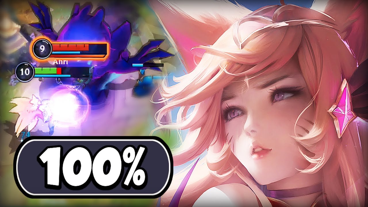 AHRI BUT I PLAYED BETTER THAN 100% (QUADRA KILL) - BUILD & RUNES - WILD RIFT GAMEPLAY