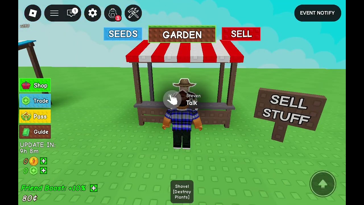 I played grow a Garden for the first time! |JJplayz 