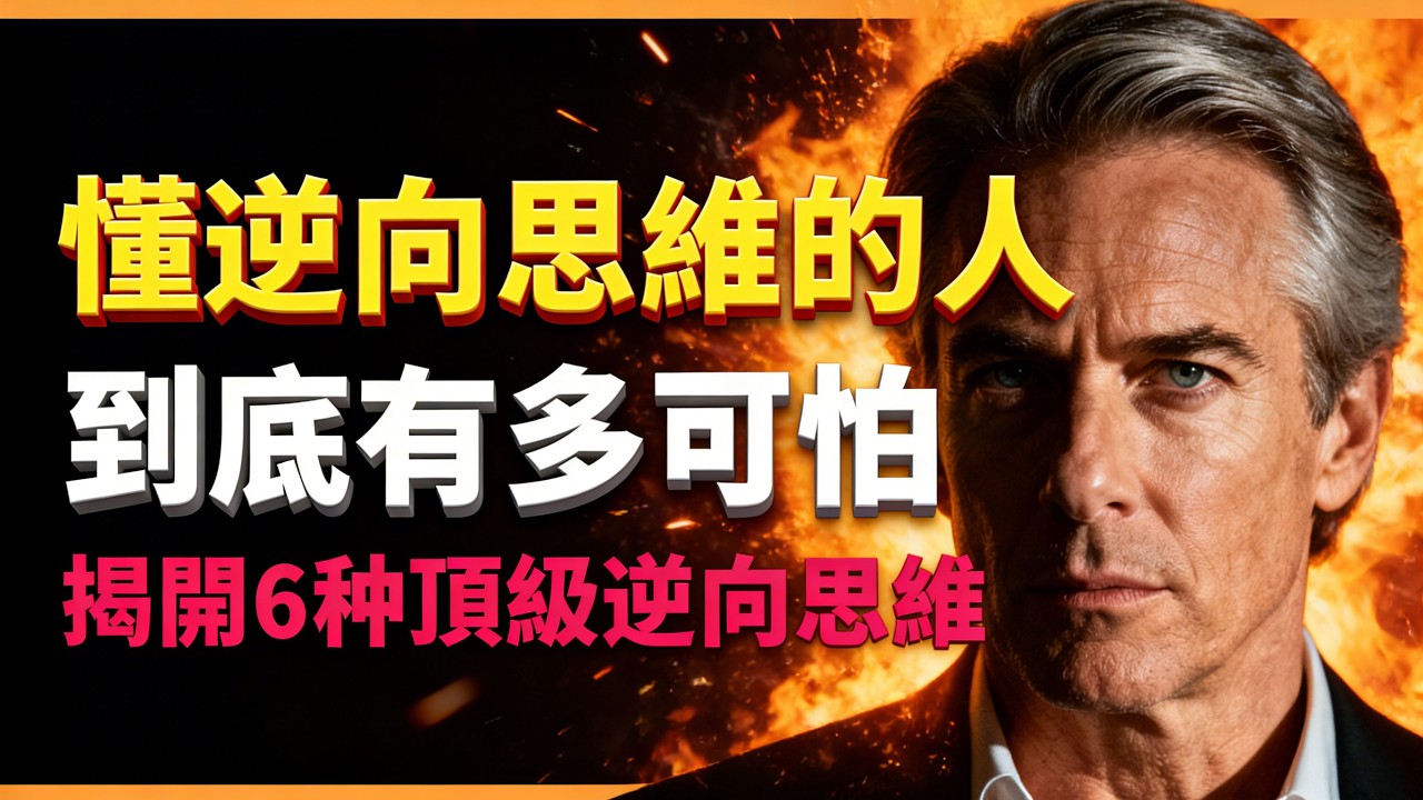 真正聰明的人，都懂這6個逆向思維！你將徹底改變人生！#人生智慧 #心理學 #人性 #思維模式 #成功哲理