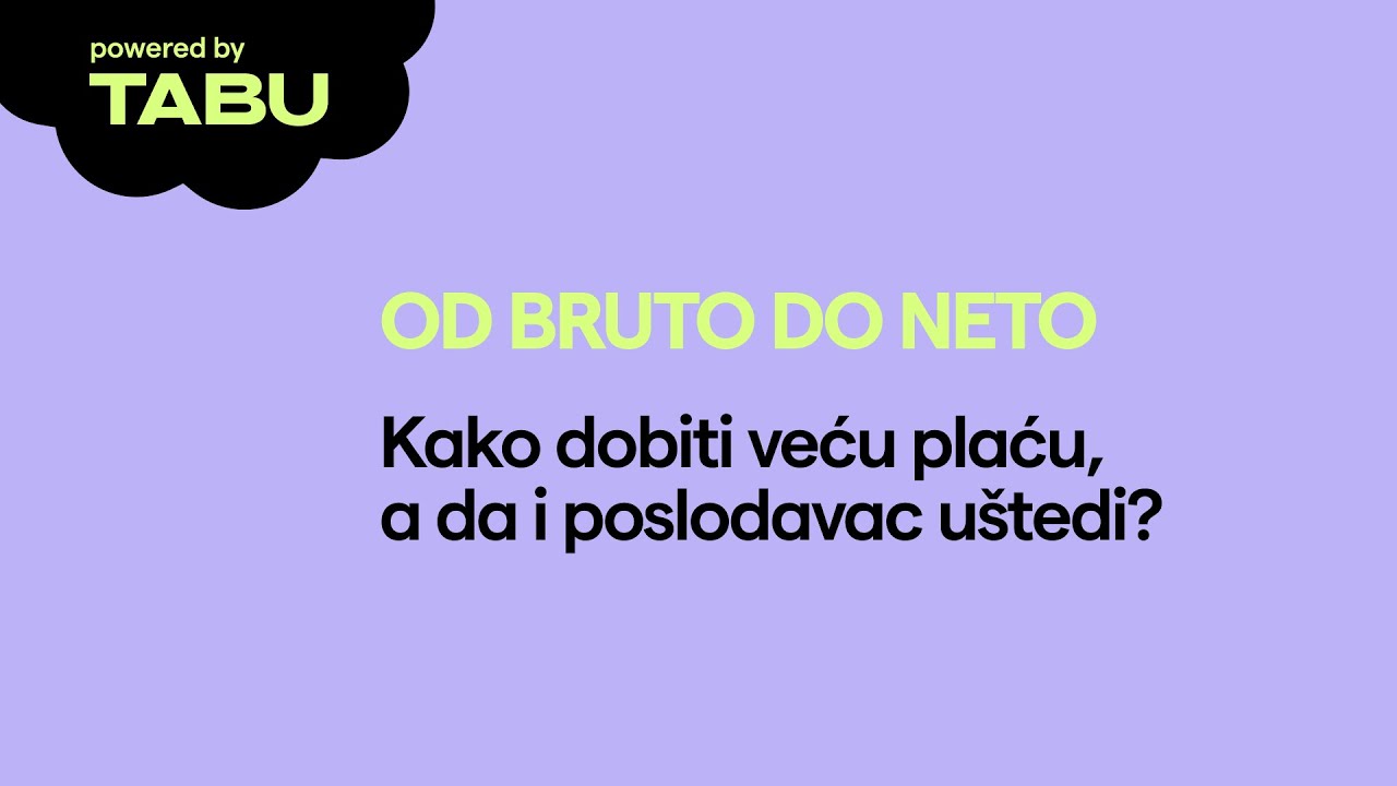Od bruto do neto: Kako dobiti veću plaću, a da i poslodavac uštedi?