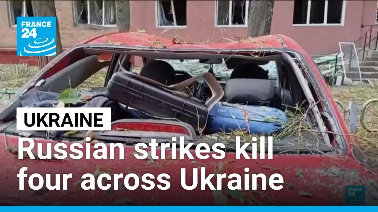 Russian strikes kill four in Ukraine &bull; FRANCE 24 English
