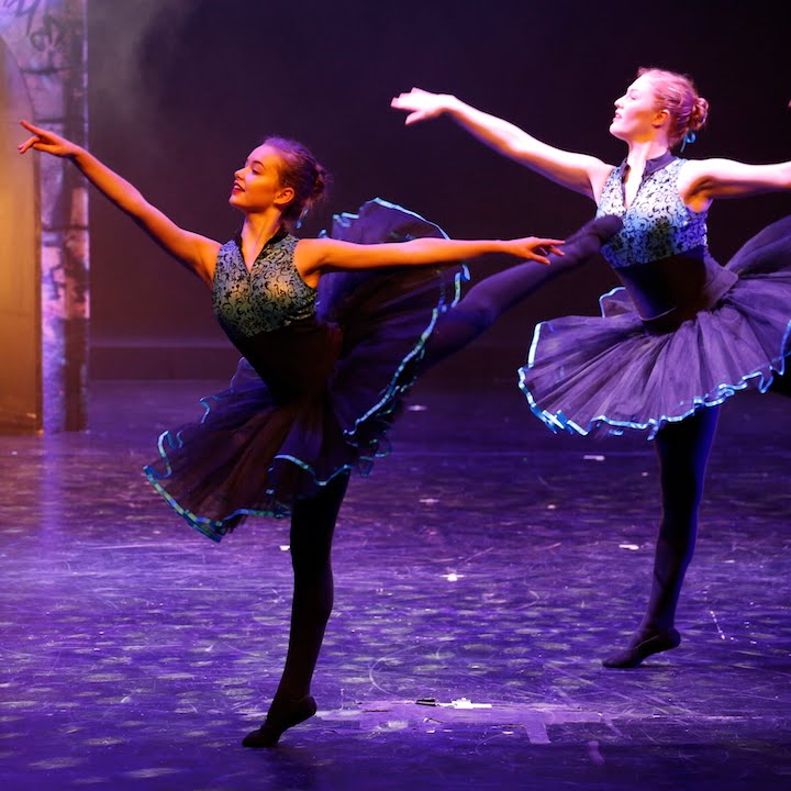 Swan Lake Dubstep Ballet in 'Dancin on the Sidewalk' 2016 by Diverse PA School