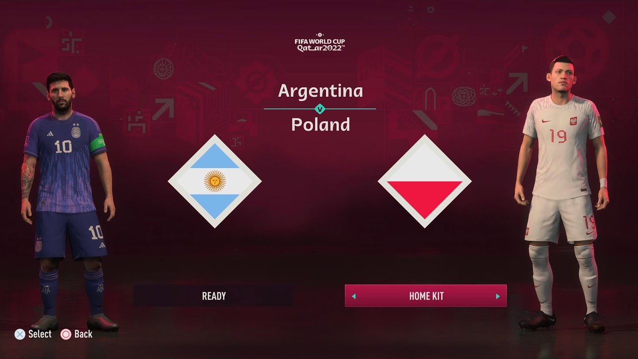 FIFA 23 | COPA MUNDIAL QATAR 2022 | ARGENTINA VS POLONIA | 4K 60FPS | PS5