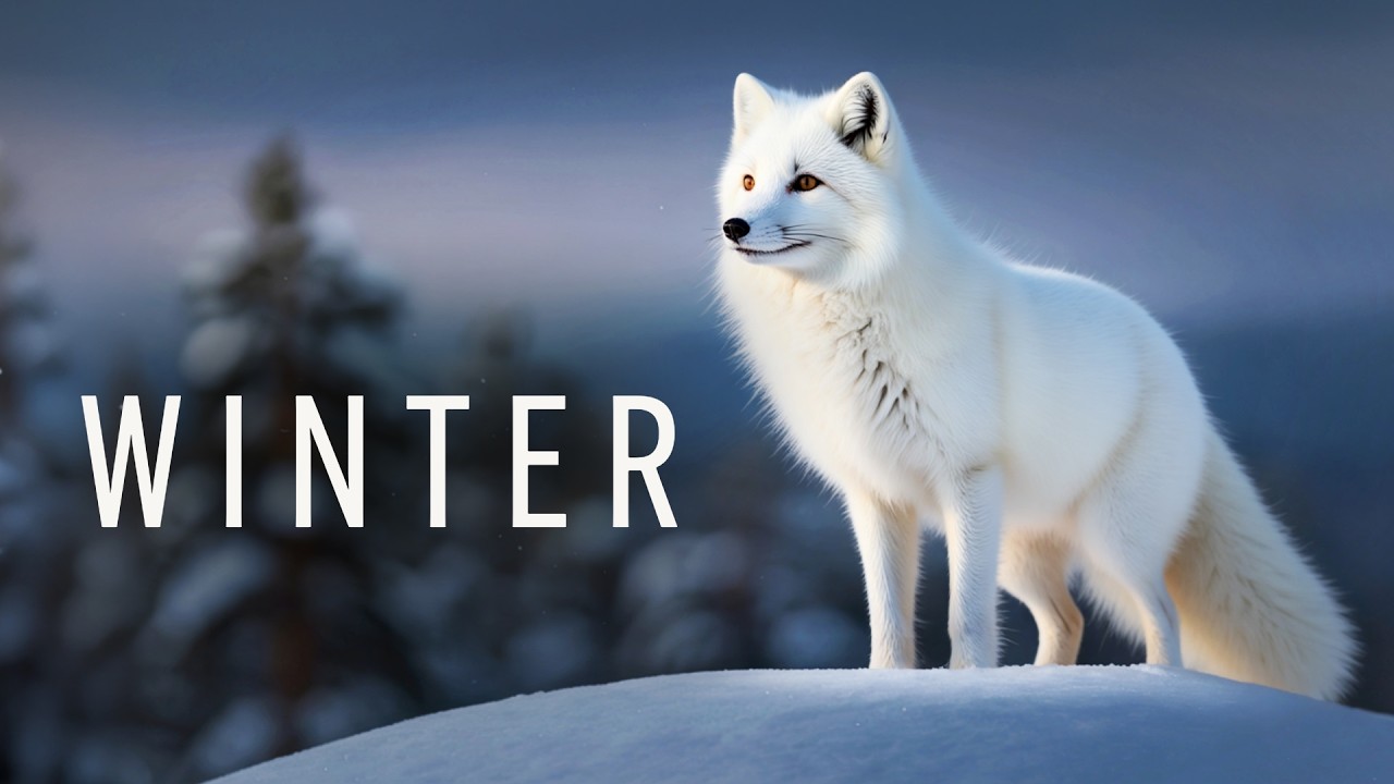 Nordic Winter Forest – Relaxing Music for Deep Sleep & Meditation (4K)