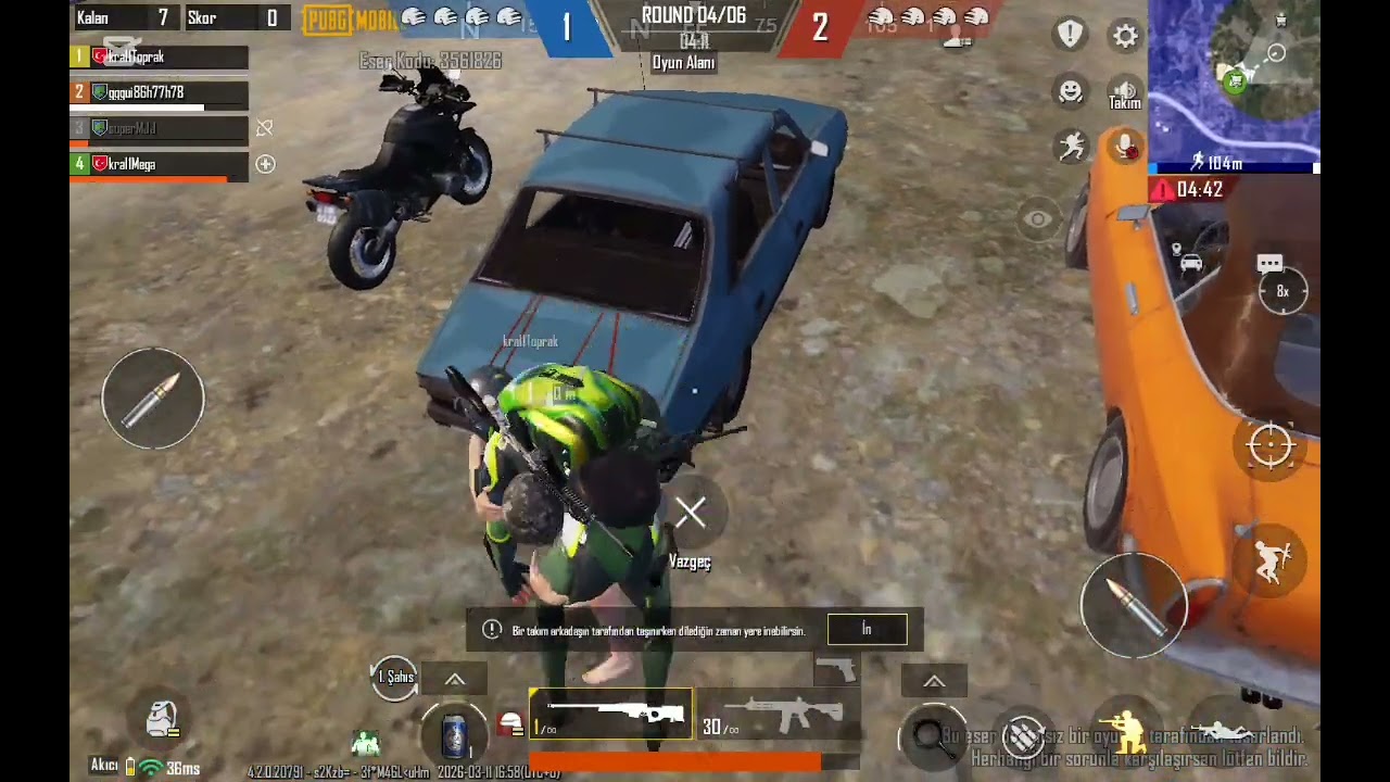 Arkadaşımla pubg keyfi