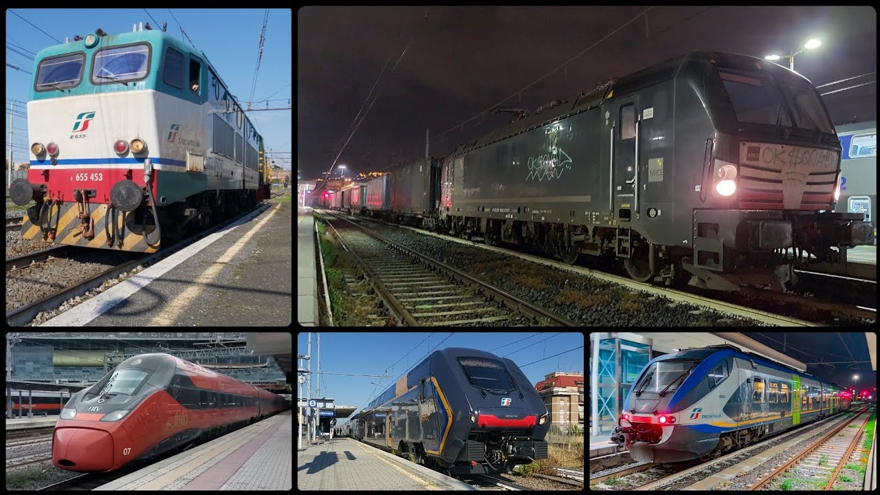 -TOP 20- MIGLIORI SALUTI DAI TRENI, MACCHINISTI SIMPATICISSIMI, nelle varie STAZIONE DI ROMA!