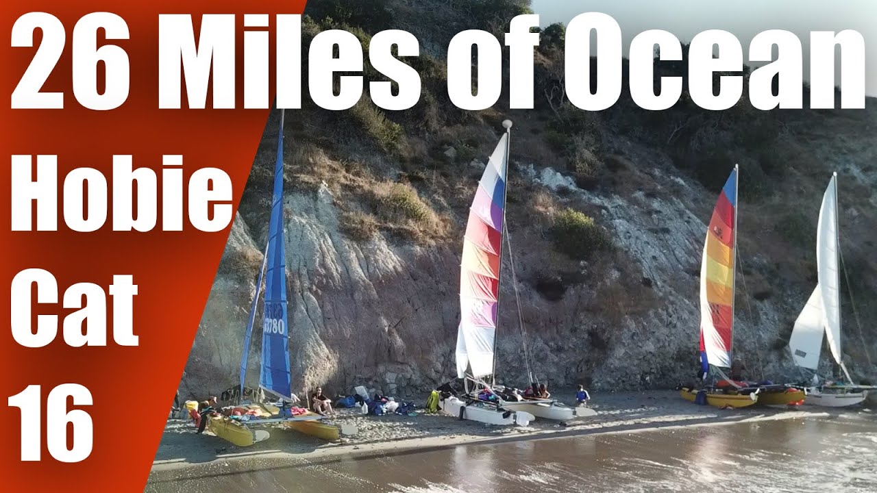 Яхтенный поход на Каталину 2020⛵️Hobie Cat 16 проплыл 26 миль по проливу Сан-Педро до острова Кат...