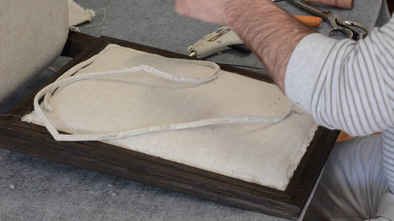 How to Upholster: Outside Back of a Dining Room Chair (PART 2)