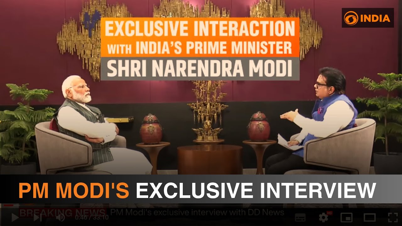 Exclusive Interaction with India's Prime Minister Narendra Modi | DD India