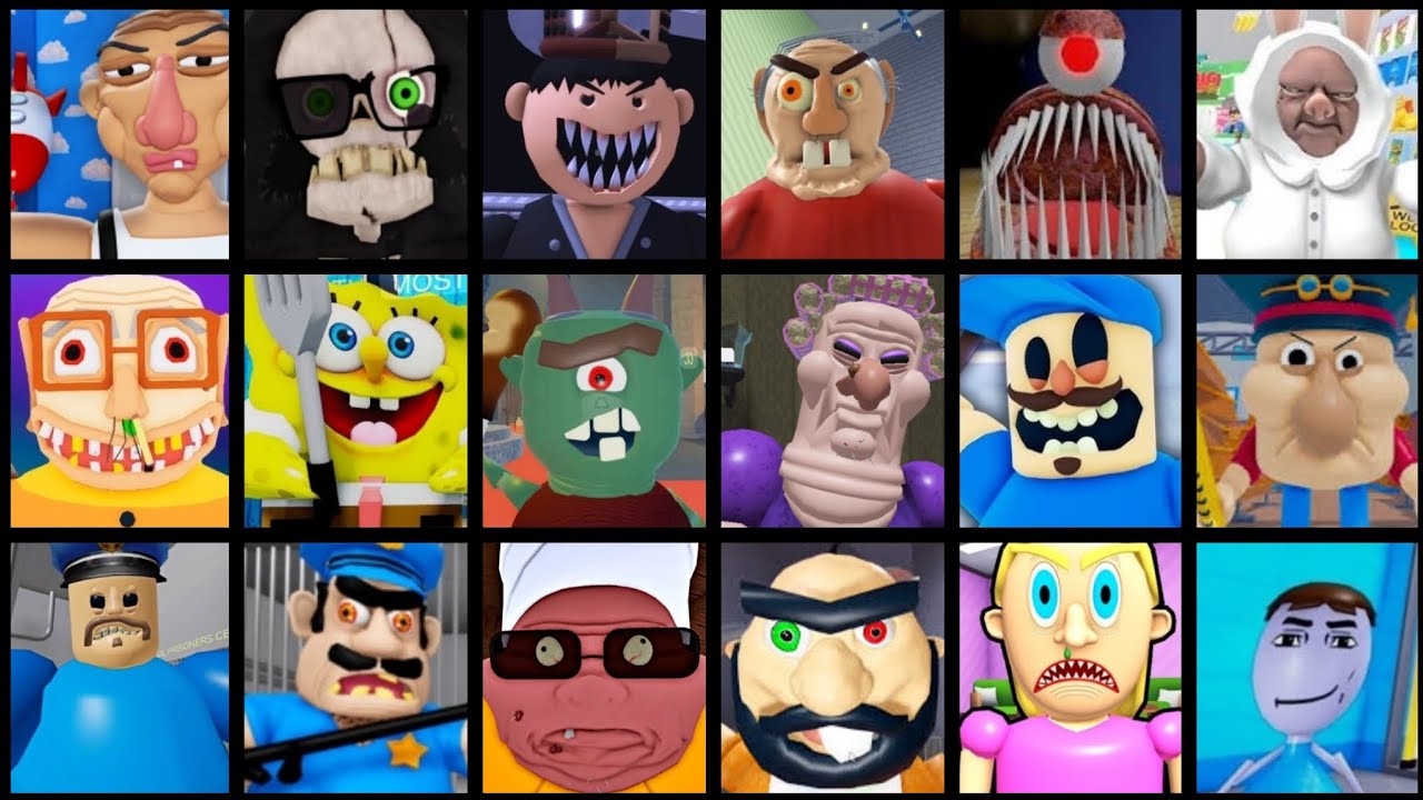 ESCAPE AUNTIE, DHUUR,BABBY BOBBY, EPIC SCHOOL, ESCAPE THE TOY STEALER ROBLOX JUMPSCARES 