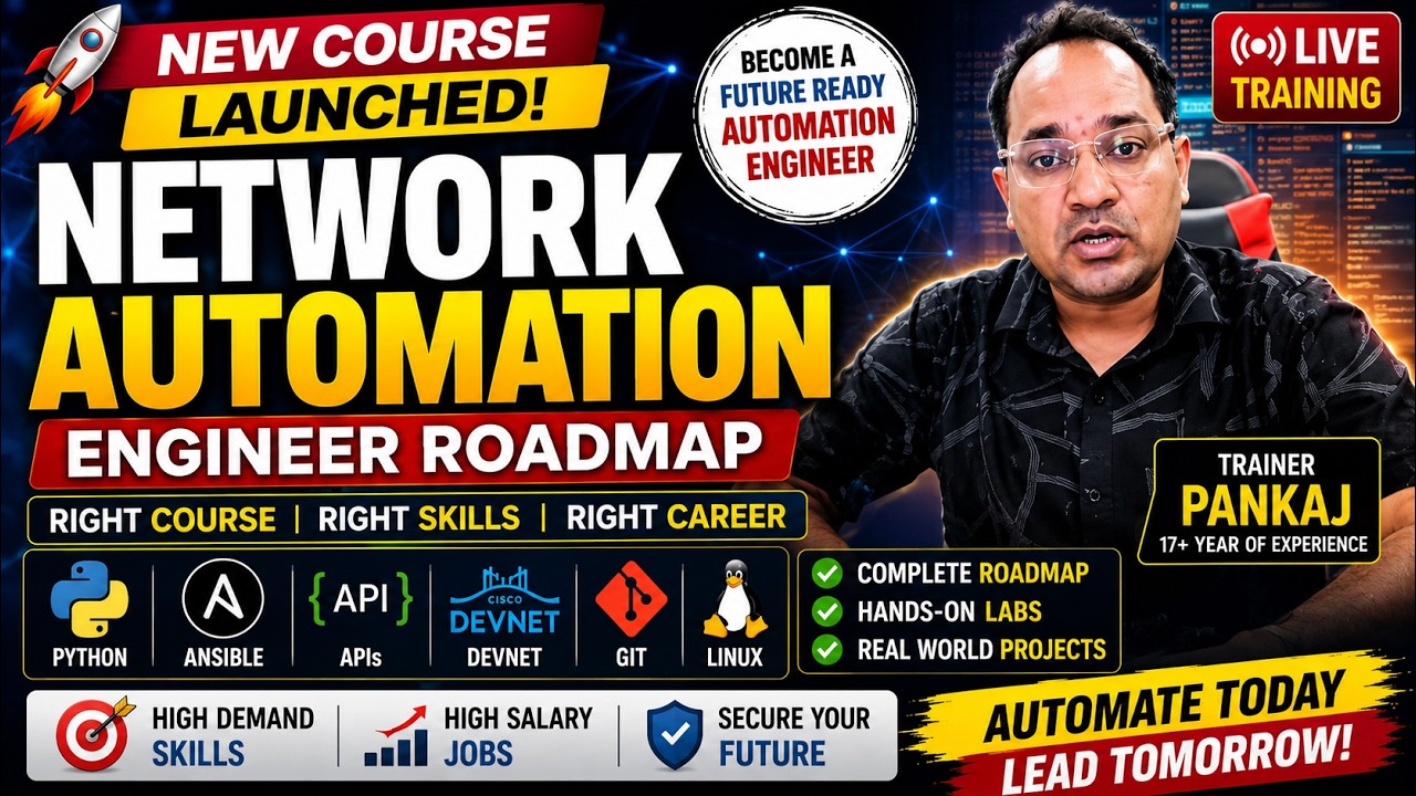 Become a Network Automation Engineer | New Course Launch & Career Guide