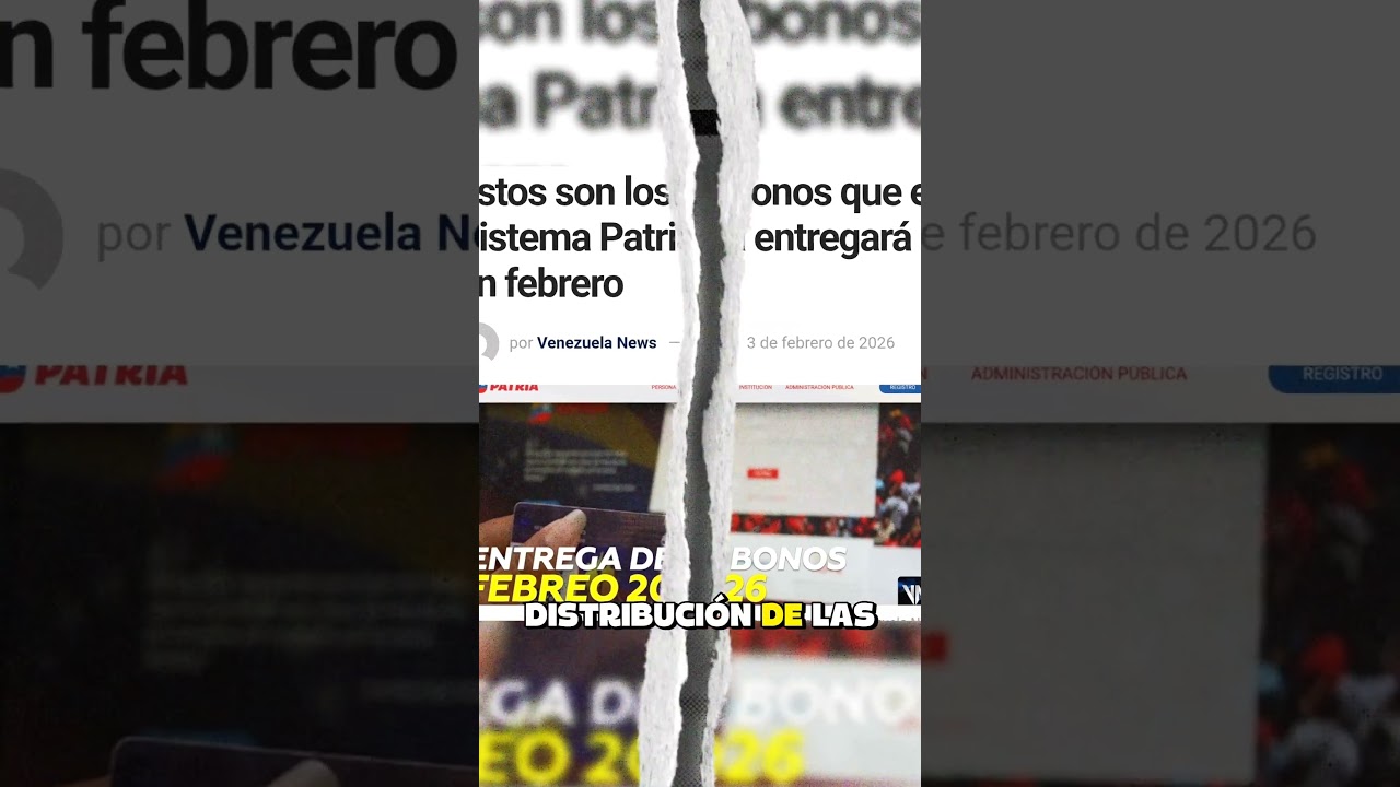 #SistemaPatria #BonoFebrero2026 #AsignacionesPatria #Venezuela #Bonos #AyudaSocial #Patria