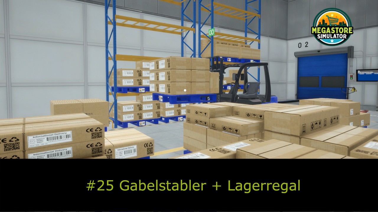 Megastore Simulator   #25 Gabelstabler + Lagerregal