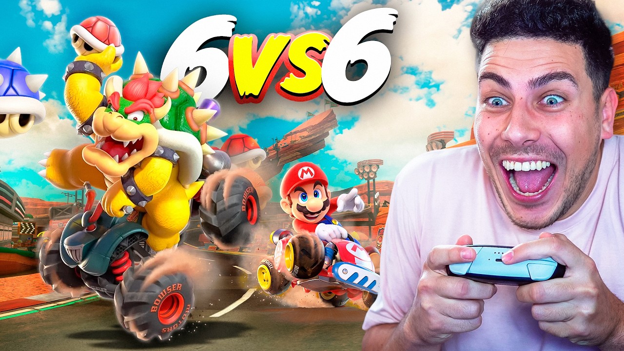Nunca sabes qué puede pasar en Mario Kart Competitivo