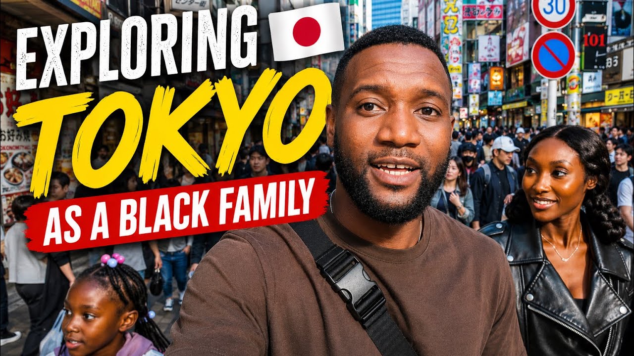 Black Family Explores Tokyo Streets&hellip; This City Blew Our Minds 🇯🇵