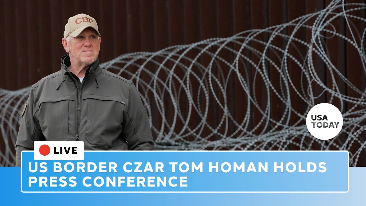 US border czar Tom Homan holds news conference
