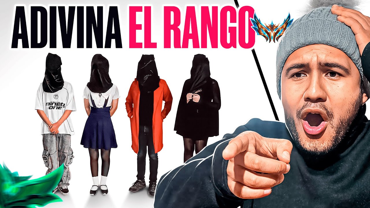 ADIVINANDO SU ELO EN LOL 🔍 ¿Puedes Adivinar Qué Rango Tienen?