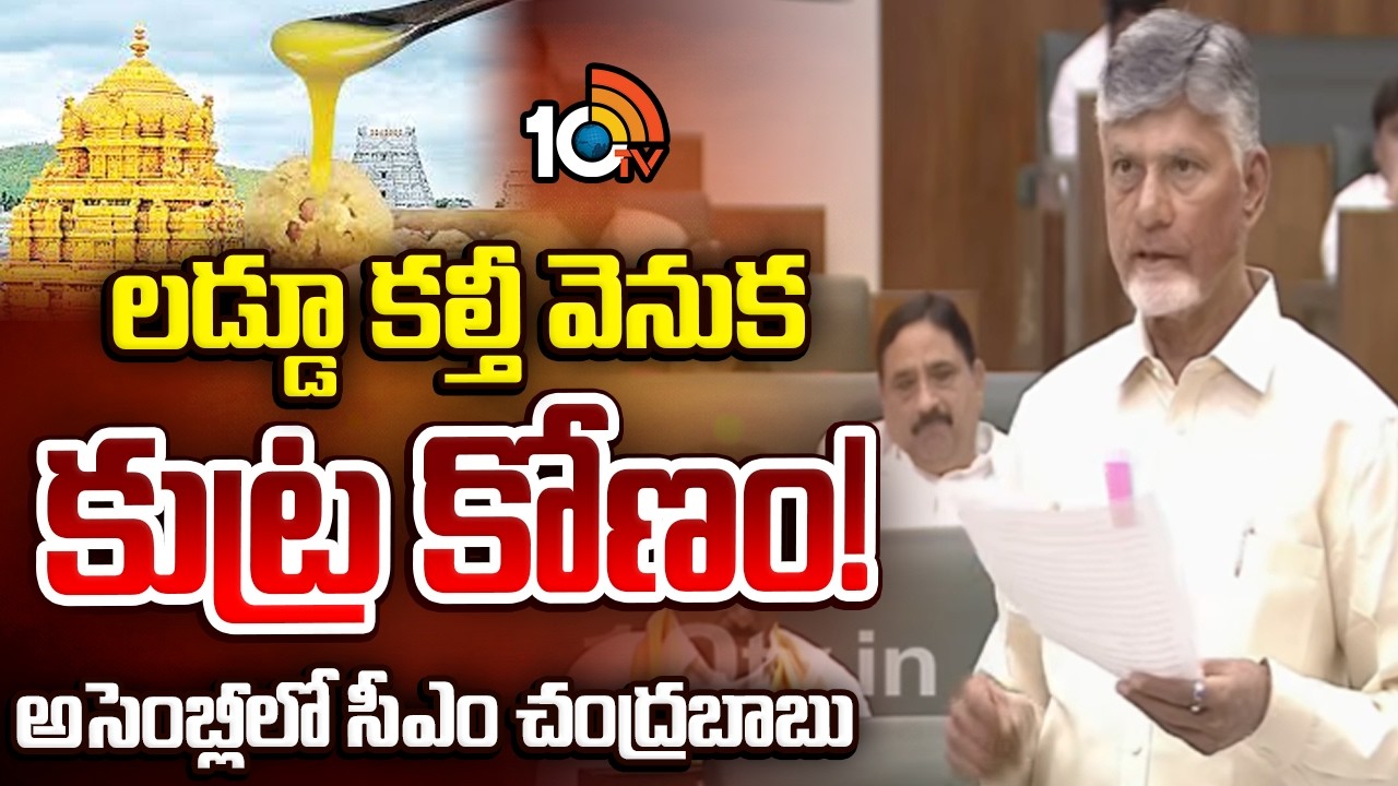 లడ్డూ కల్తీ వెనుక  కుట్ర కోణం! అసెంబ్లీలో సీఎం చంద్రబాబు  | CM Chandrababu | AP Assembly Sessions