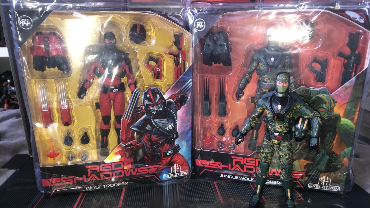 Skeletron 6 inch Wolf and Jungle Wolf Troopers are they worth the wait? #6inchactionfigures #toy 