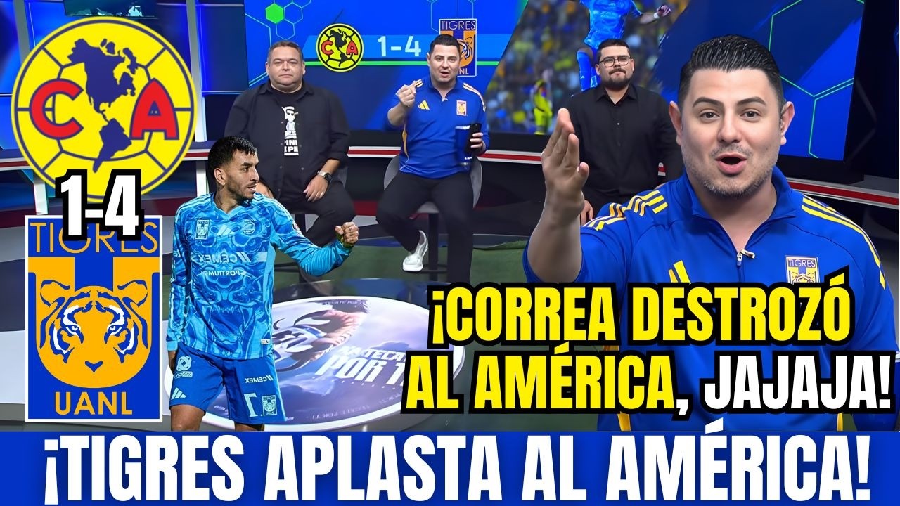 🚨😱¡TIGRES APLASTA AL AMÉRICA DE VISITANTE! ¡DEBATE SOBRE TIGRES COMO FAVORITO AL TÍTULO! TIGRES HOY