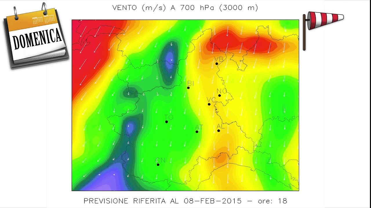 Previsioni meteo per il weekend 7-8 Febbraio 2015 sul Piemonte - Meteo Vetta