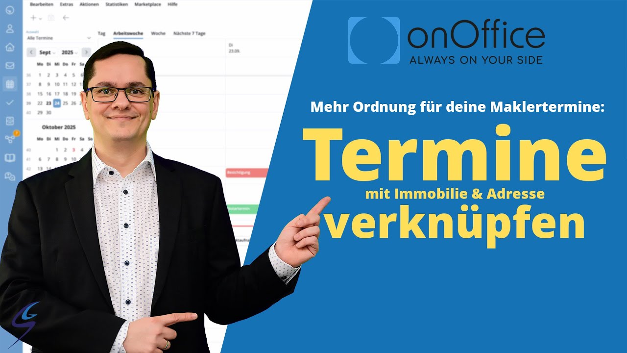 Darum solltest du deine Termine in onOffice verknüpfen 📅 | Santino Giese