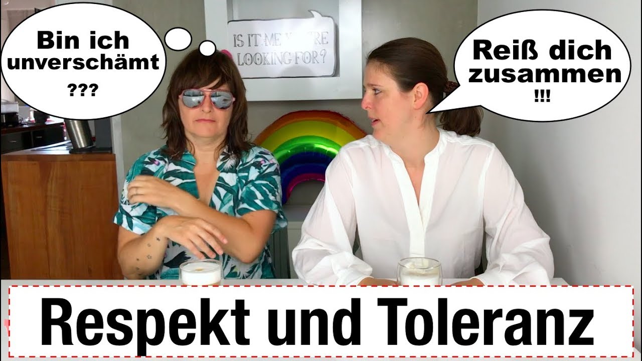 KANN MAN RESPEKT UND TOLERANZ LERNEN l WERTE l WERTSCHÄTZUNG l LGBT l