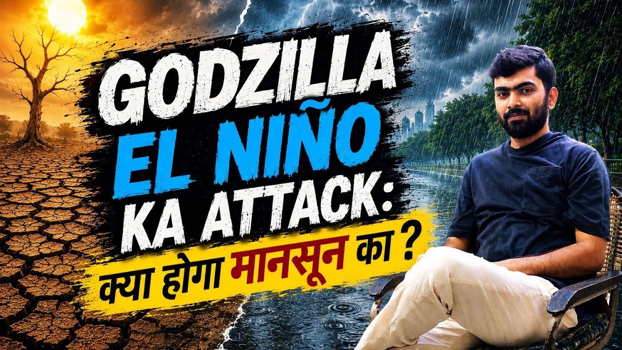 Indian Monsoon⛅☁️ Godzilla El Ni&ntilde;o ? मानसून पर इसका प्रभाव?⚠️⚠️⚠️