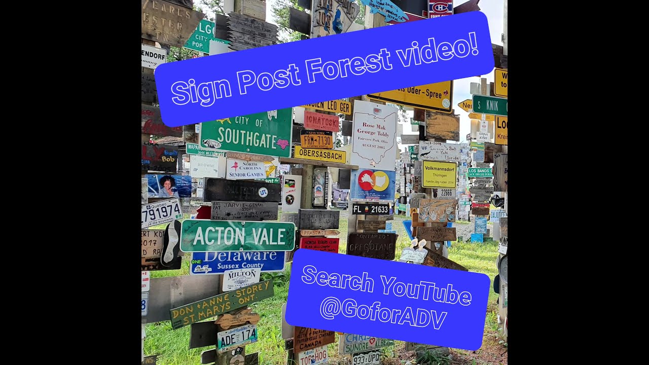 Sign Post Forest in Watson Lake, Yukon | Vanlife