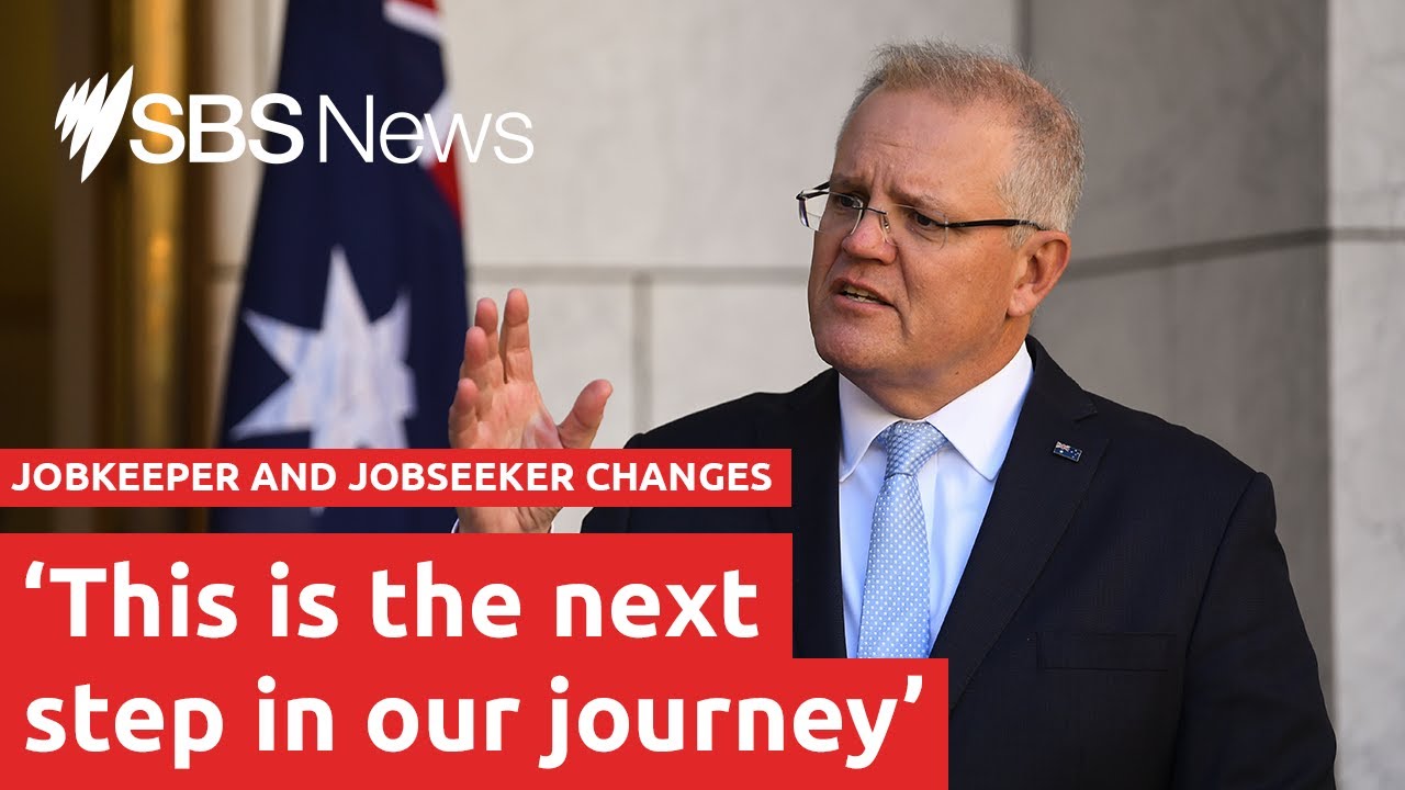 The Prime Minister announces changes to the JobKeeper and JobSeeker payments | SBS News