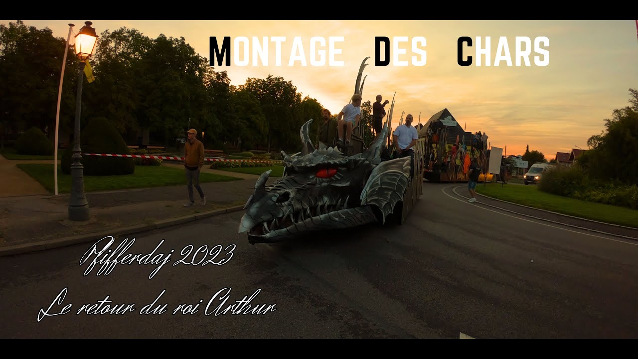 Pfifferdaj 2023 - Montage des Chars