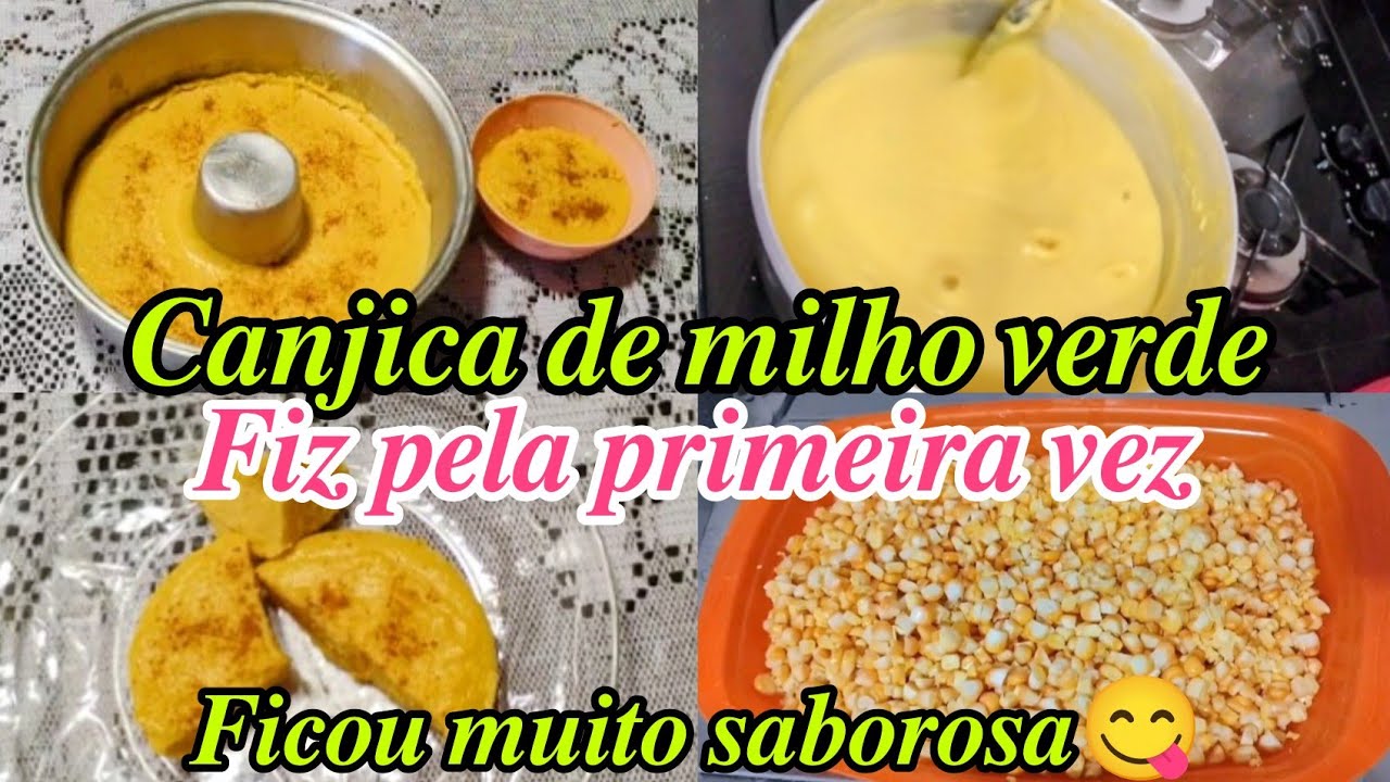 😋CANJICA DE MILHO VERDE/😃FIZ PELA PRIMEIRA VEZ  @casinhadadebora2041 