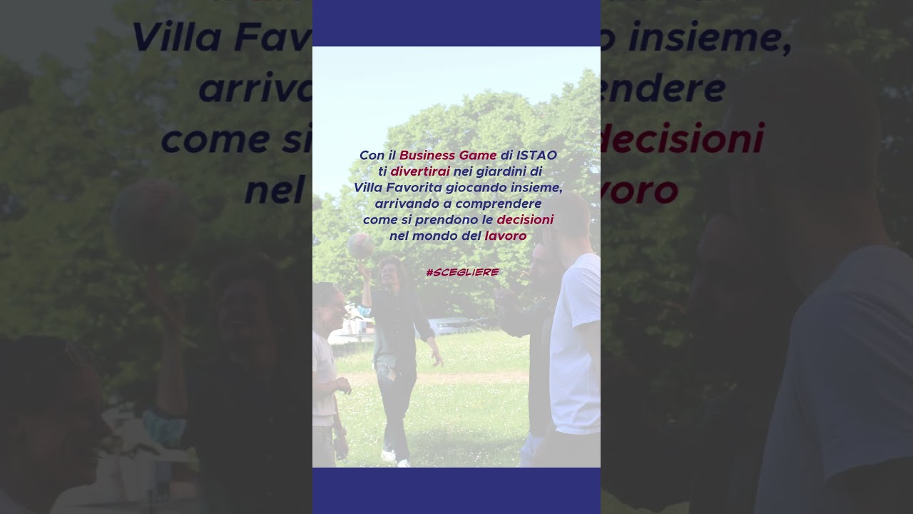 #Businessgame ALLENATI A DECIDERE. GIOCA AD INNOVARE #istao