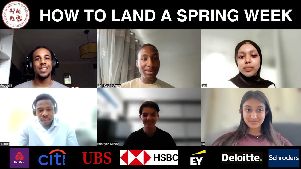 How to land a Spring Week (Investment Banking/Sales & Trading)