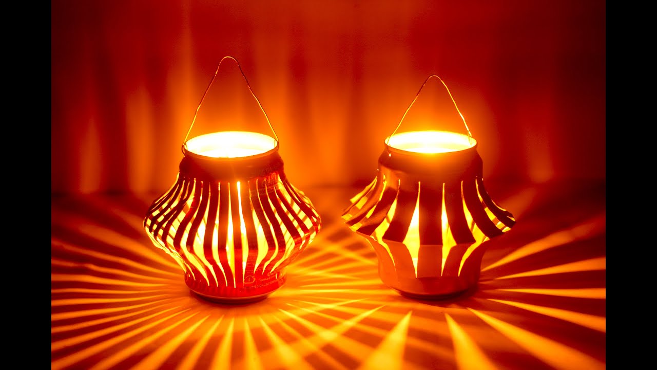 How to make a lantern from Coca Cola can | DIY Tutorial