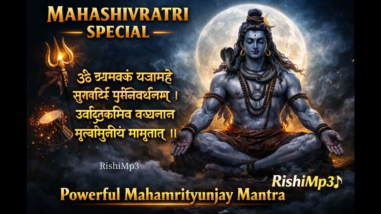 Mahashivratri special महामृत्युंजय मंत्र