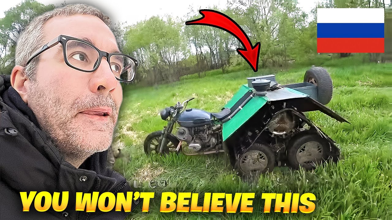 Russian Man Builds Homemade Tank in His Garage 