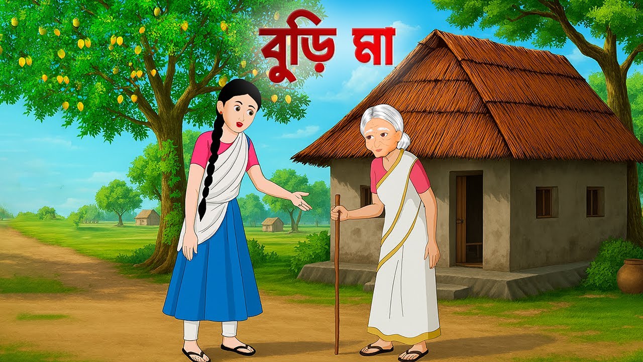 বুড়ি মা | Buri Ma | The Old Grandmothe | Bengali Moral Story Cartoon | Golpo Konna