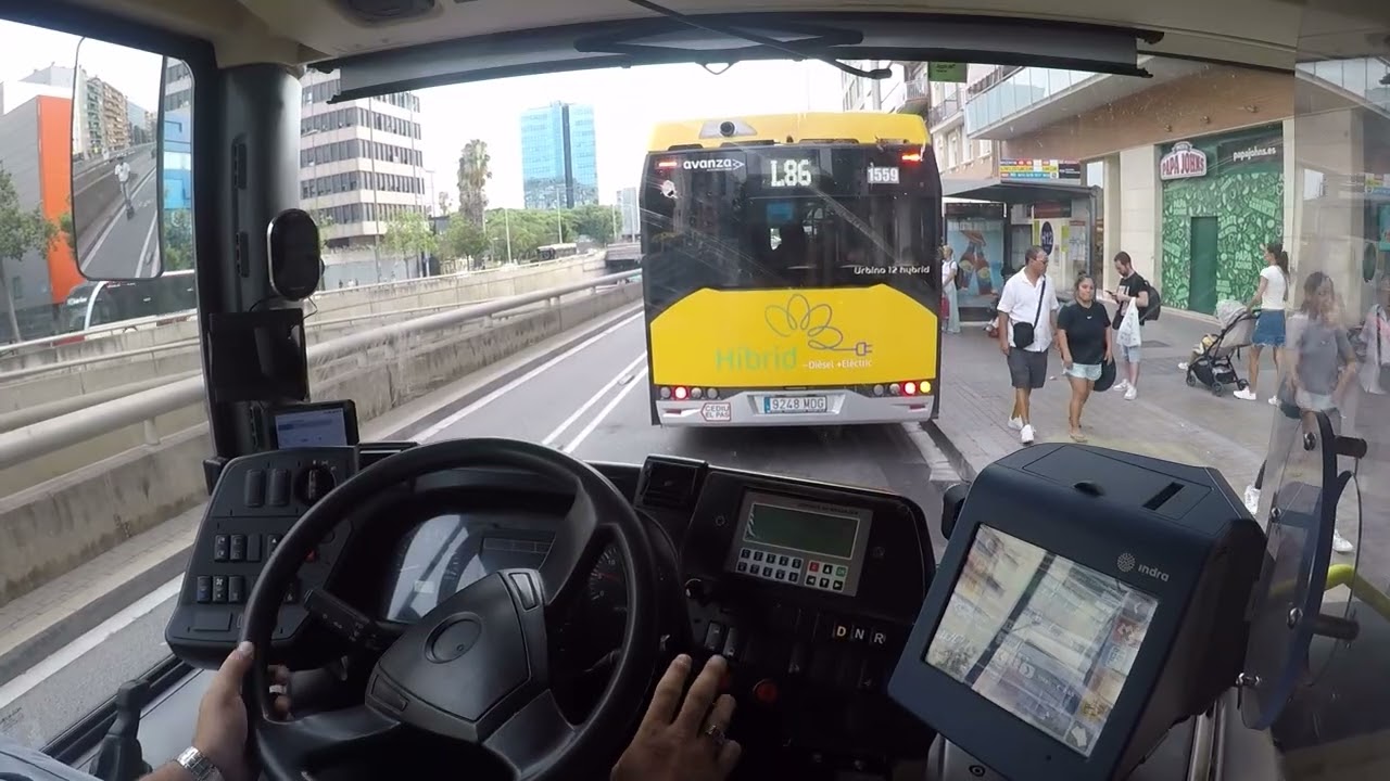 (Heuliex Bus GX337 Hybrid) L80 Barcelona (Pl. Espanya) - Gavà (Can Tries)