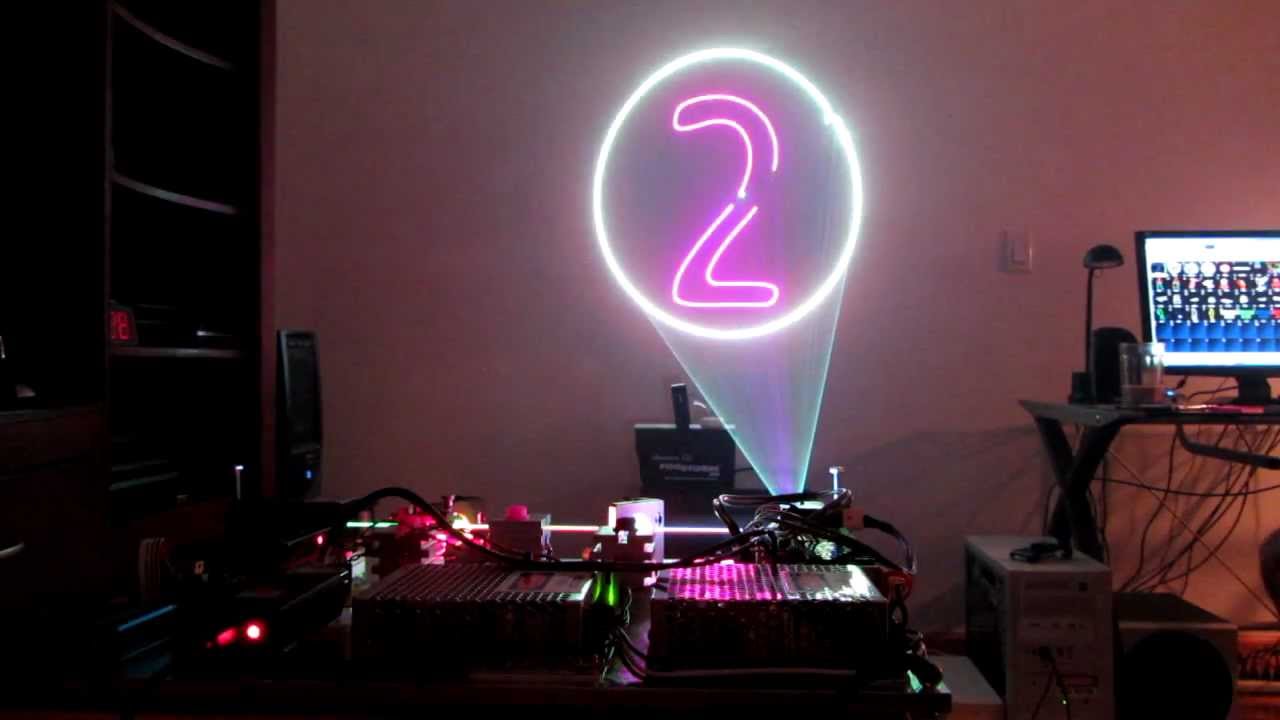 RGB Multicolor Laser Show Projector (+3 Watts)