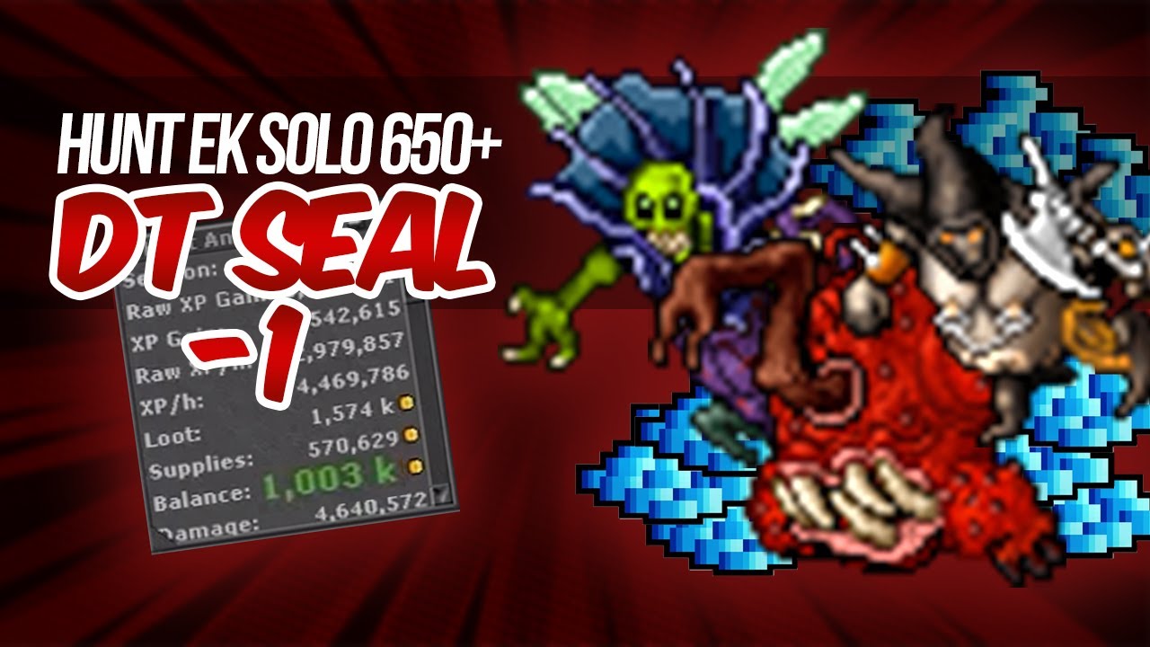 HUNT TIBIA PROFIT EK SOLO DT SEAL -1 #tibia