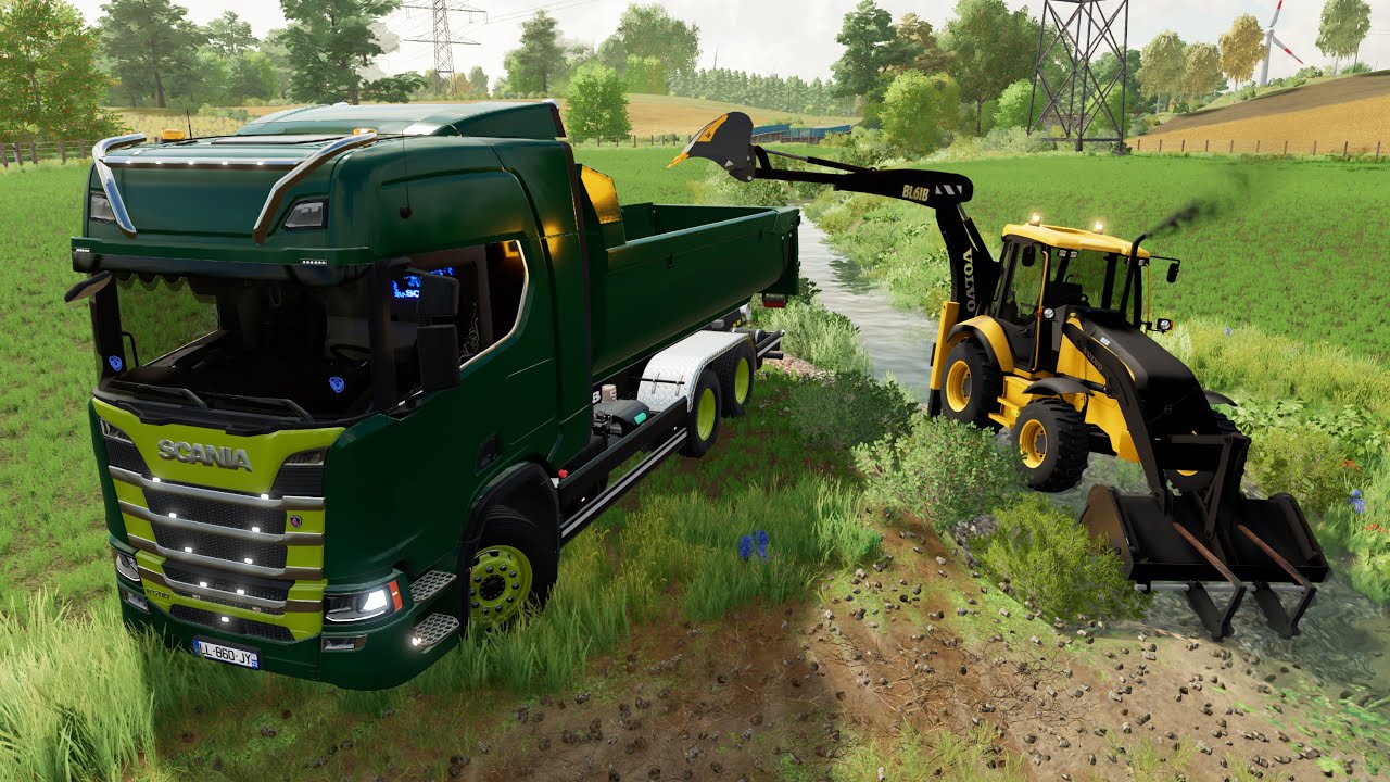 FS22 - Map The Old Stream Farm 018 🇩🇪🍓🌳 - Forestry and Farming - 4K