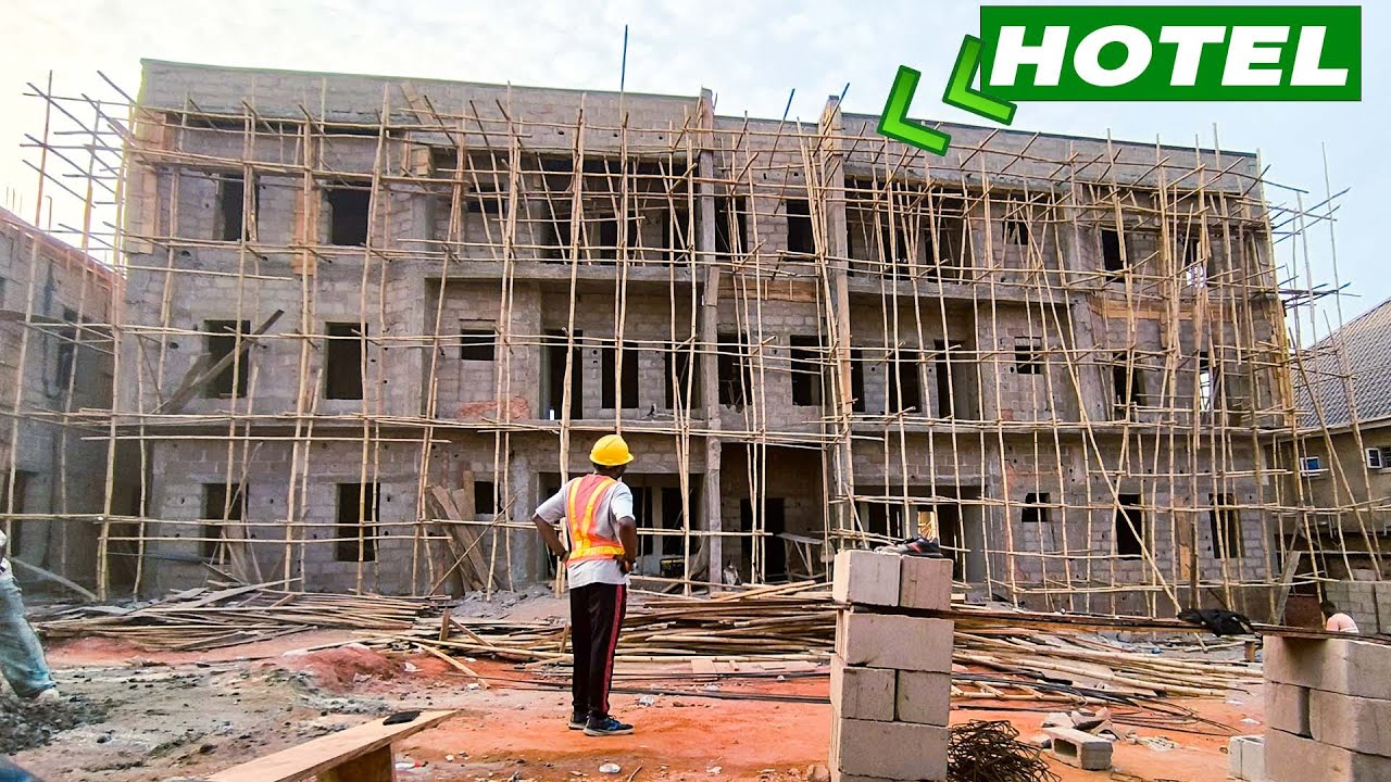 TOURING A HOTEL WE ARE BUILDING FOR OUR CANADIAN CLIENT IN NIGERIA