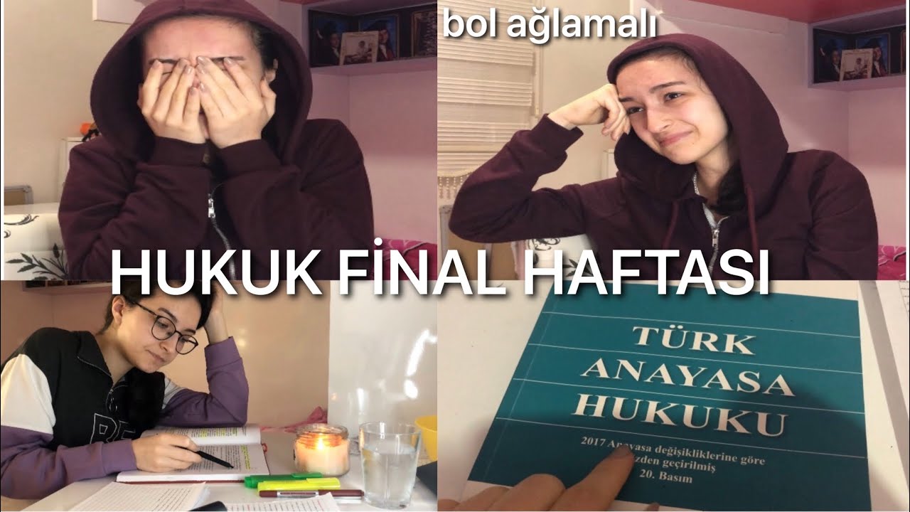Hukuk 1.Sınıf Bitti Ben De Bittim🥲FİNAL HAFTASI
