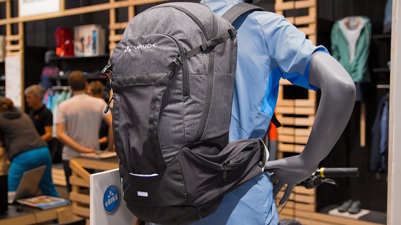 Vaude eBracket 28: eMTB-Rucksack mit viel Stauraum [Eurobike 2018]