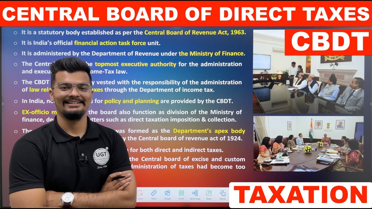 Central Board of Direct Taxes? | CBDT | What is Central Board of Direct Taxes | Taxation | UGT