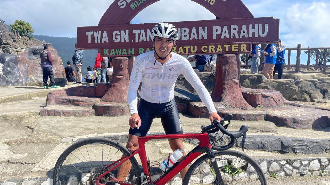 Gowes tanpa Sadle Terjauh ! Bandung - Kawah Tangkuban Perahu ! masuk Rekor MURI ga ya