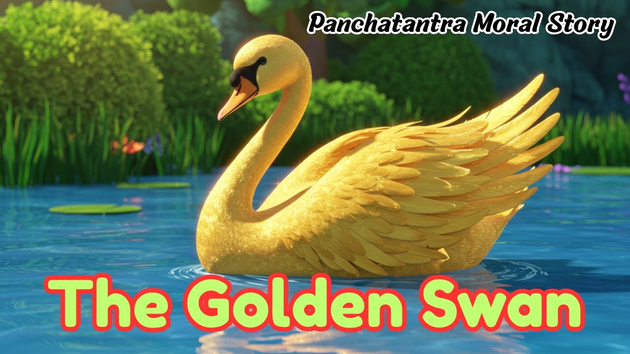 The Golden Swan Moral Story | Panchatantra Story in English | Cartoon Moral Story #cartoon