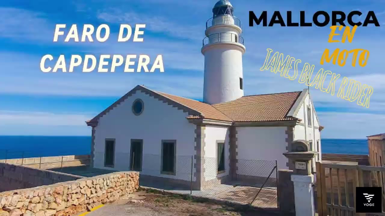 Ruta en Moto por Mallorca /Faro de Capdepera, Mallorca/Voge 525DSX