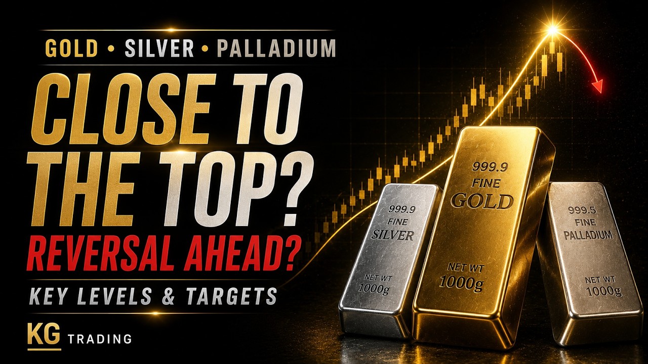 GOLD, SILVER & PALLADIUM | Daily Analysis: Will the Downtrend Continue for Lower Prices?